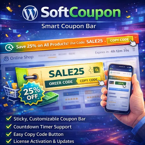 SoftCoupon – Smart Coupon Bar